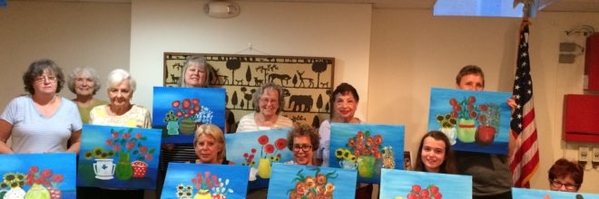 August Painting Nights With Resident Artist Patricia Hubinger at Nitschke House