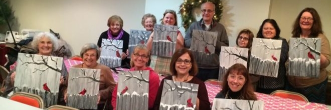Painting Nights With Resident Artist Patricia Hubinger to Benefit Nitschke House